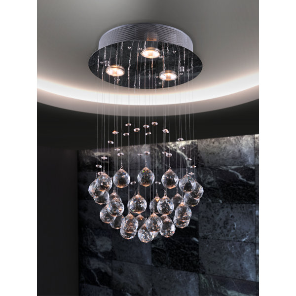 House of Hampton® Pollow Ceiling Lamp Chrome Wayfair